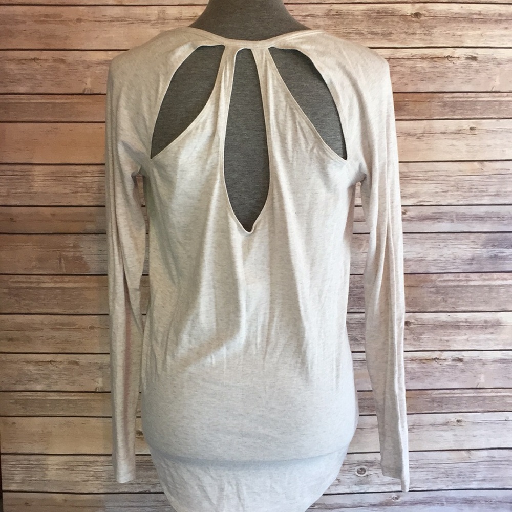 Open-Back V-Neck Tee
